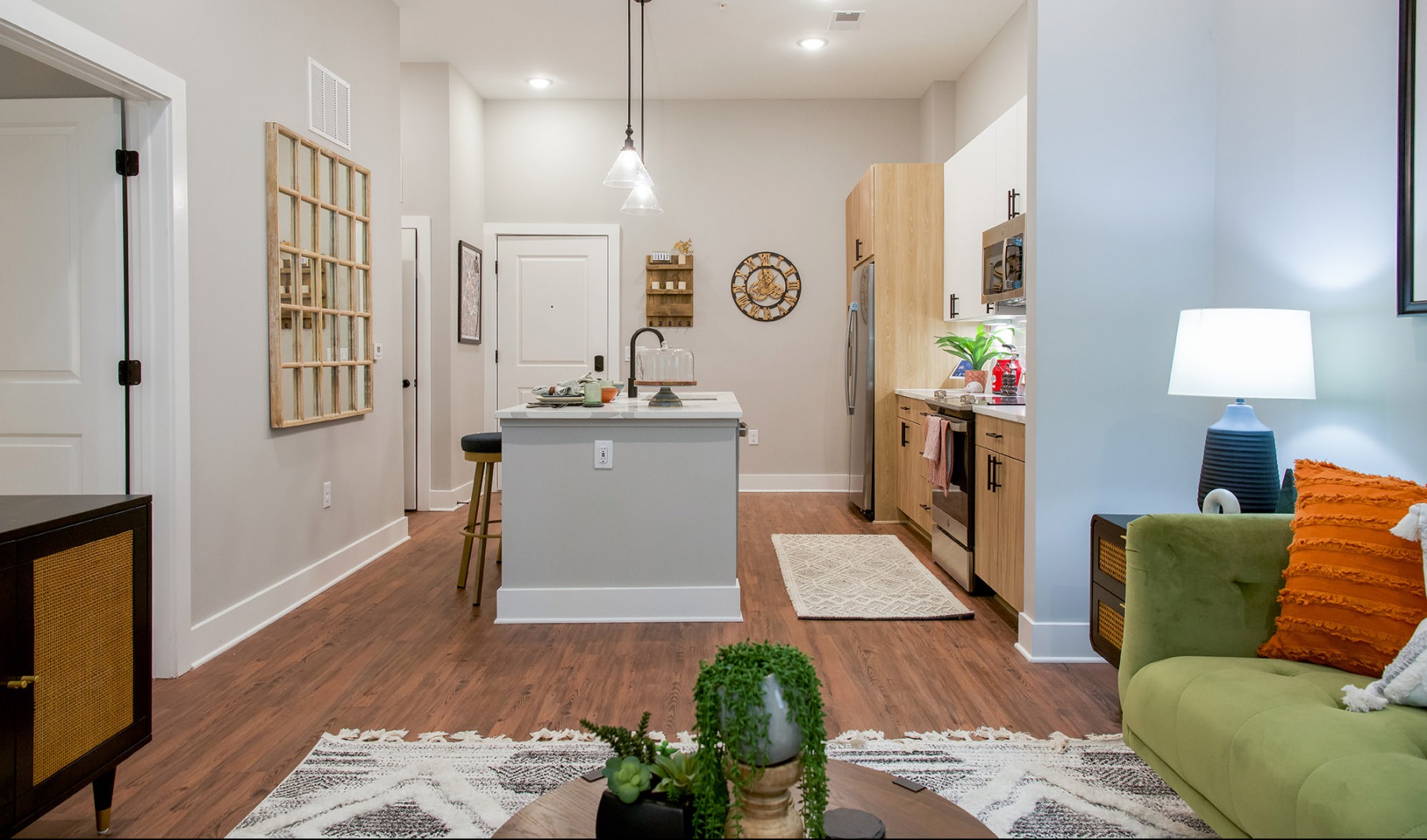 spacious apartment interiors